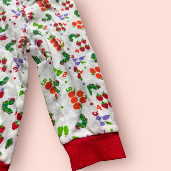 Baby The World Of Eric Carle The Very Hungry Caterpillar Pajama Set 3-6 Months - Picture 5 of 15